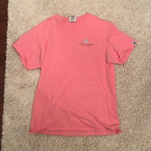 Simply Southern pink tee